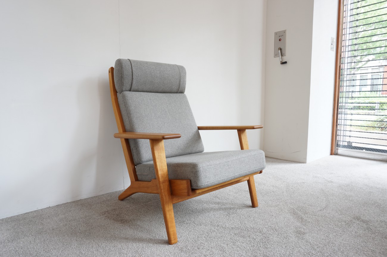 Hans J.Wegner GE290A sofa Oak GETAMA / ハンス・ウェグナー ゲタマ社製 ビンテージ ハイバックソファ オーク材