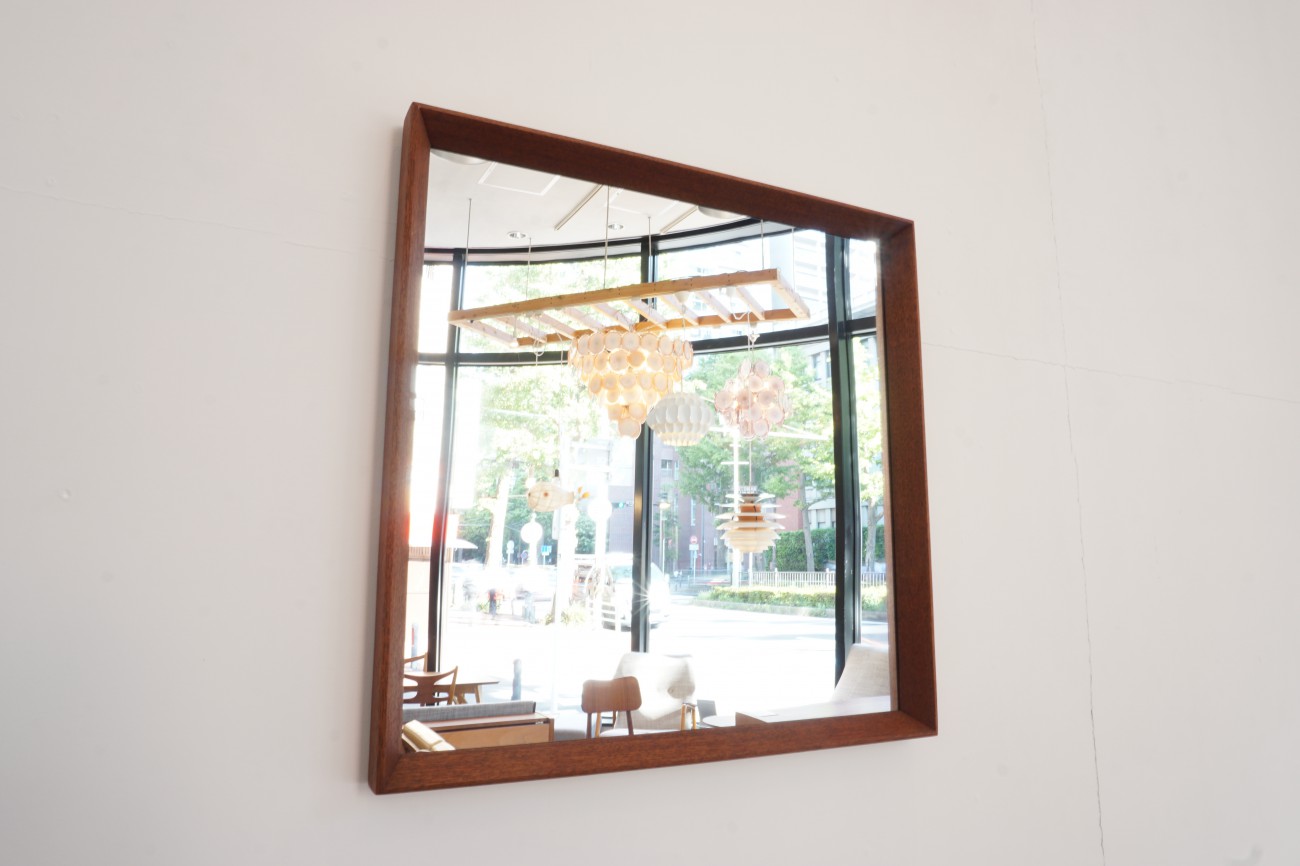 Teak mirror / チークミラー